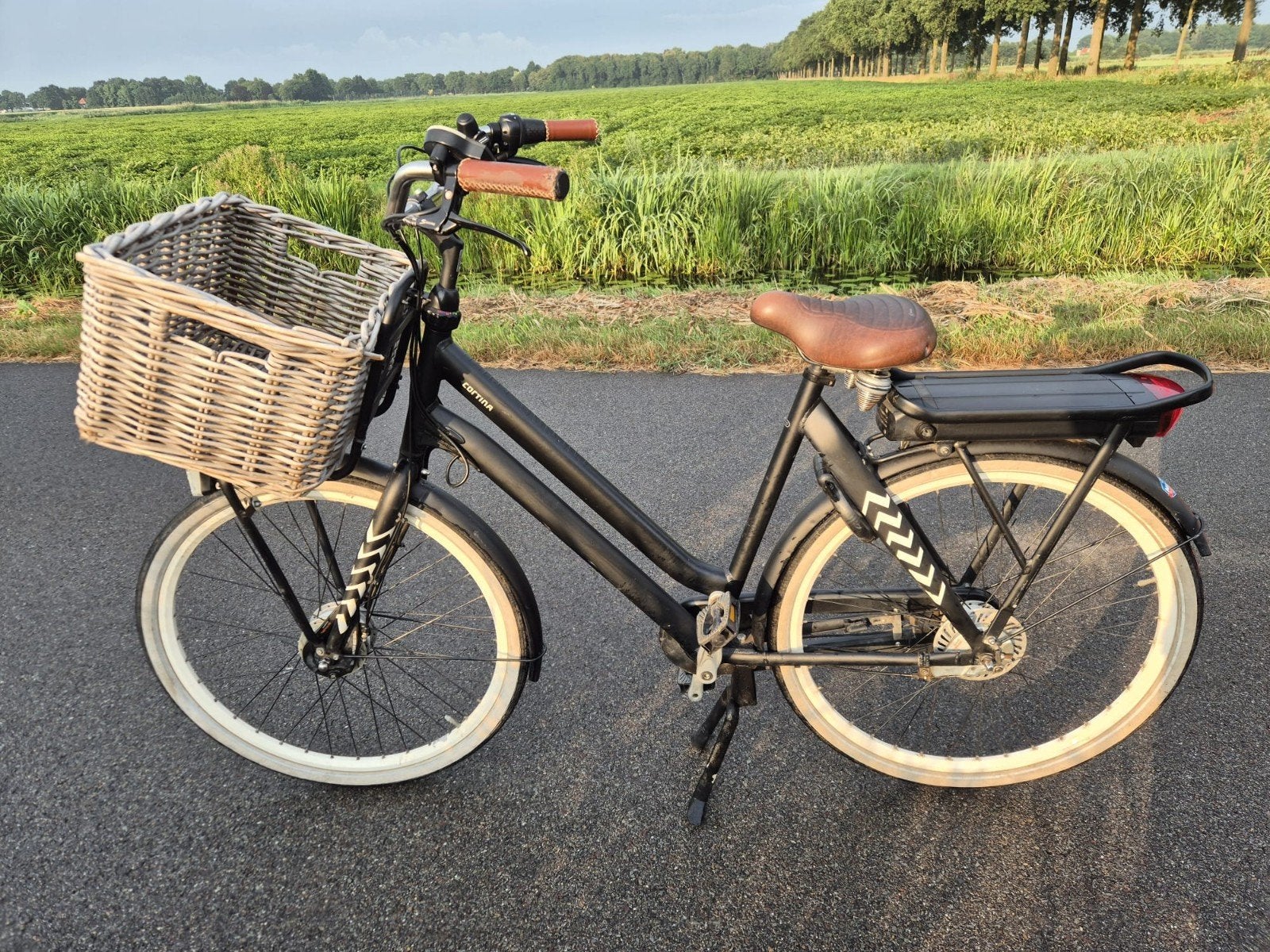 cortina elektrische dames fiets xxl acu 2023, 51 tot 55 cm, Ophalen, Zo goed als nieuw