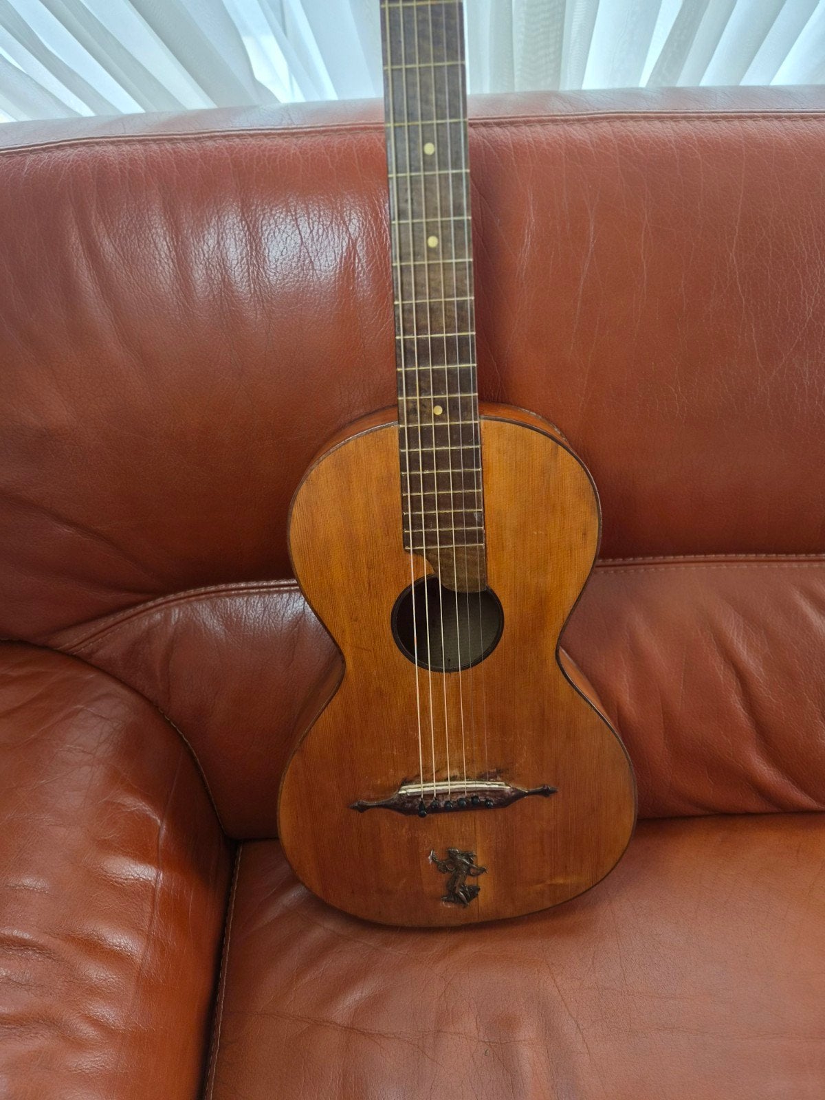 Oude Franse gitaar, Ophalen of Verzenden, Klassieke of Spaanse gitaar