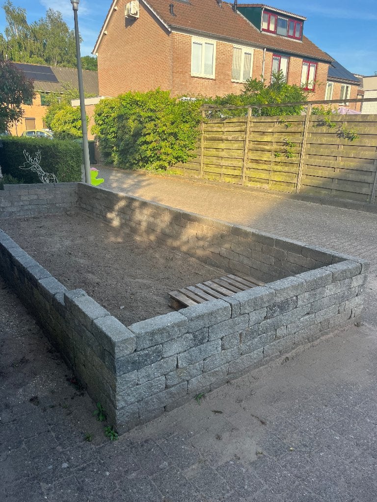 Stapelblokken, Tuin en Terras, Bielzen en Borders, Ophalen, Gebruikt, Blok, Minder dan 25 cm