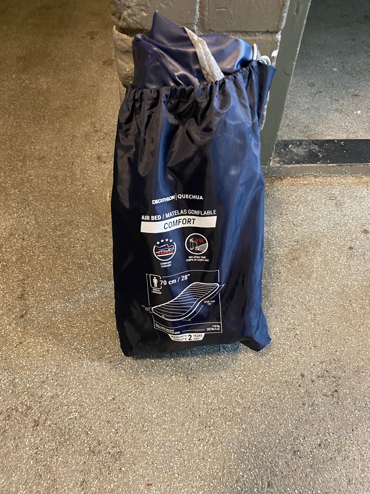 Decathlon Quechua Comfort Luchtbed - 1 Persoons, Ophalen of Verzenden, Gebruikt, 1-persoons