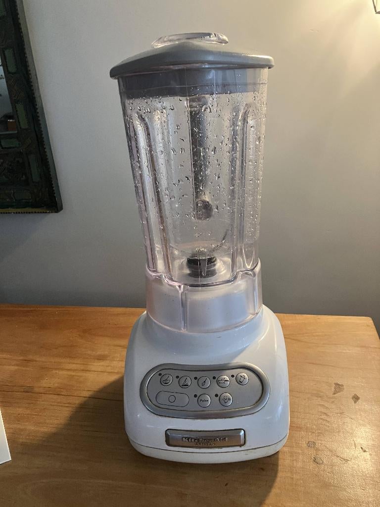 KitchenAid Artisan Blender met nieuwe kunstof beker, Ophalen of Verzenden, Gebruikt, Blender