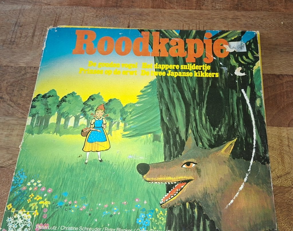 Roodkapje & Sneeuwwitje LP - Sprookjes en kinderliedjes, LP, Gebruikt, Overige genres, Ophalen of Verzenden