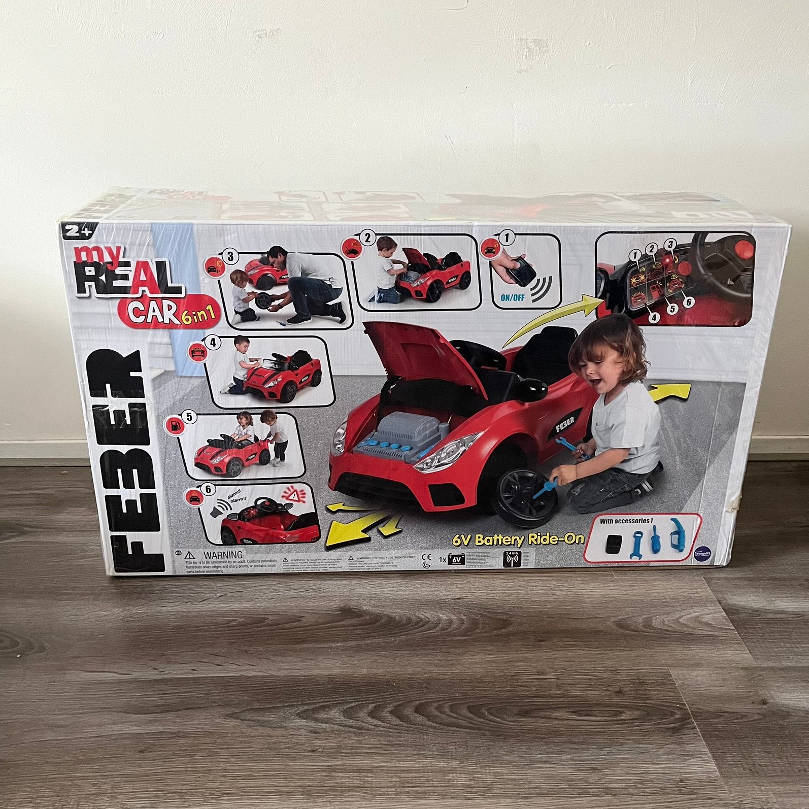 Feber my real car 6V | kinderauto, Ophalen of Verzenden, Nieuw