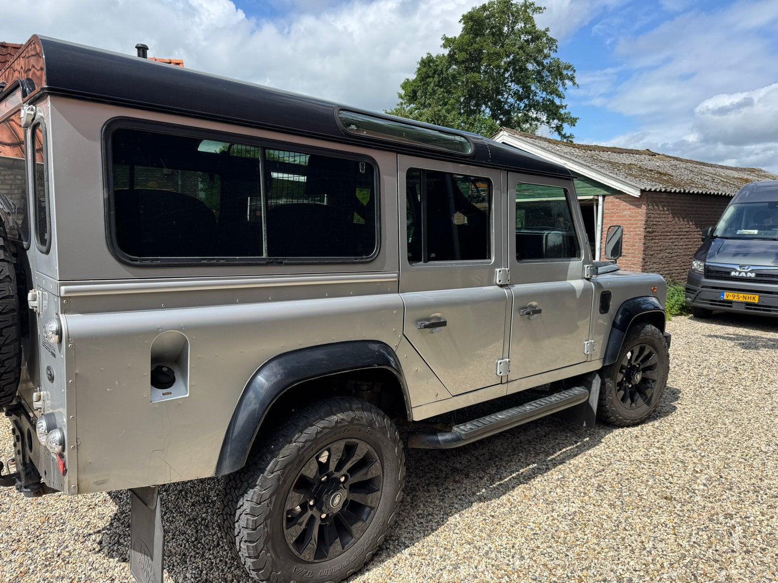 Land Rover Defender 2.5TD5 ST WGN 110 2003 Grijs, 122 pk, Defender, Particulier, SUV of Terreinwagen