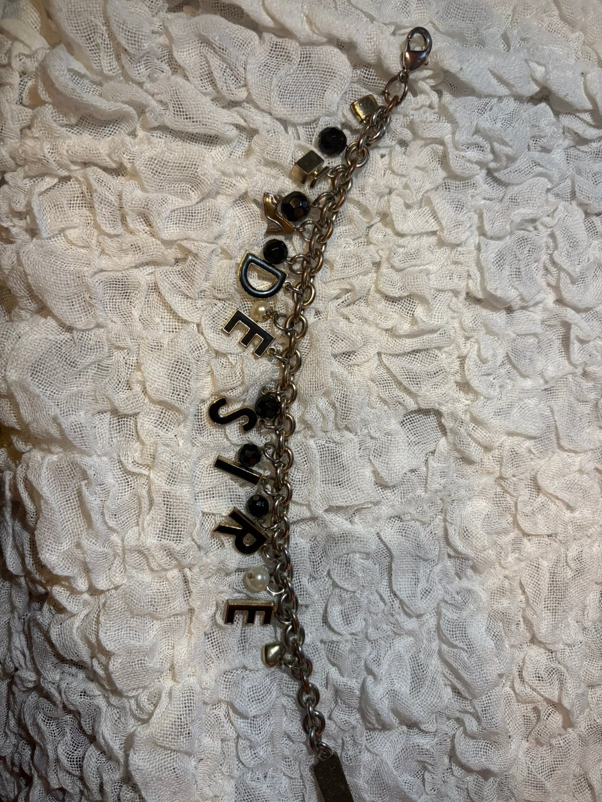 Dolce&gabanna armband, Verzenden, Zo goed als nieuw, Zilver