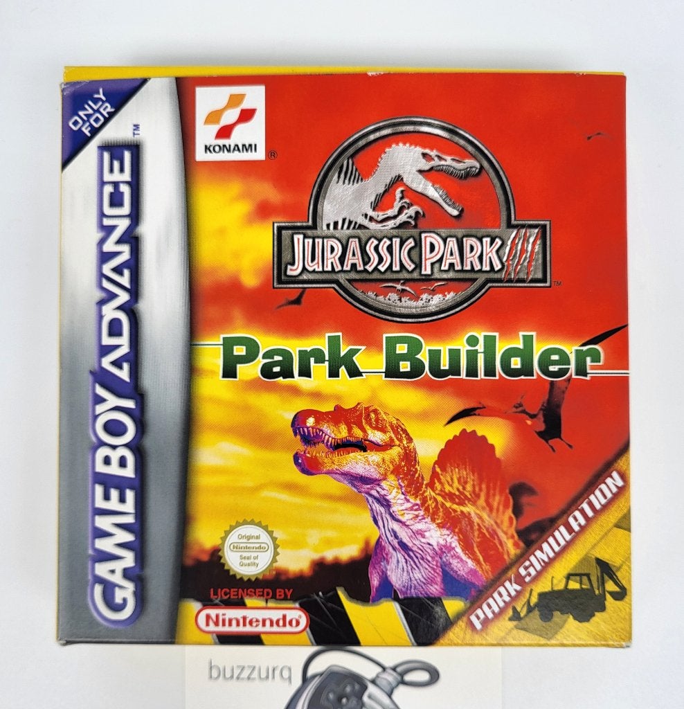 Jurassic Park III Park Builder - GBA Game Boy Advance - CIB, Spelcomputers en Games, Games | Nintendo Game Boy, Gebruikt, Verzenden
