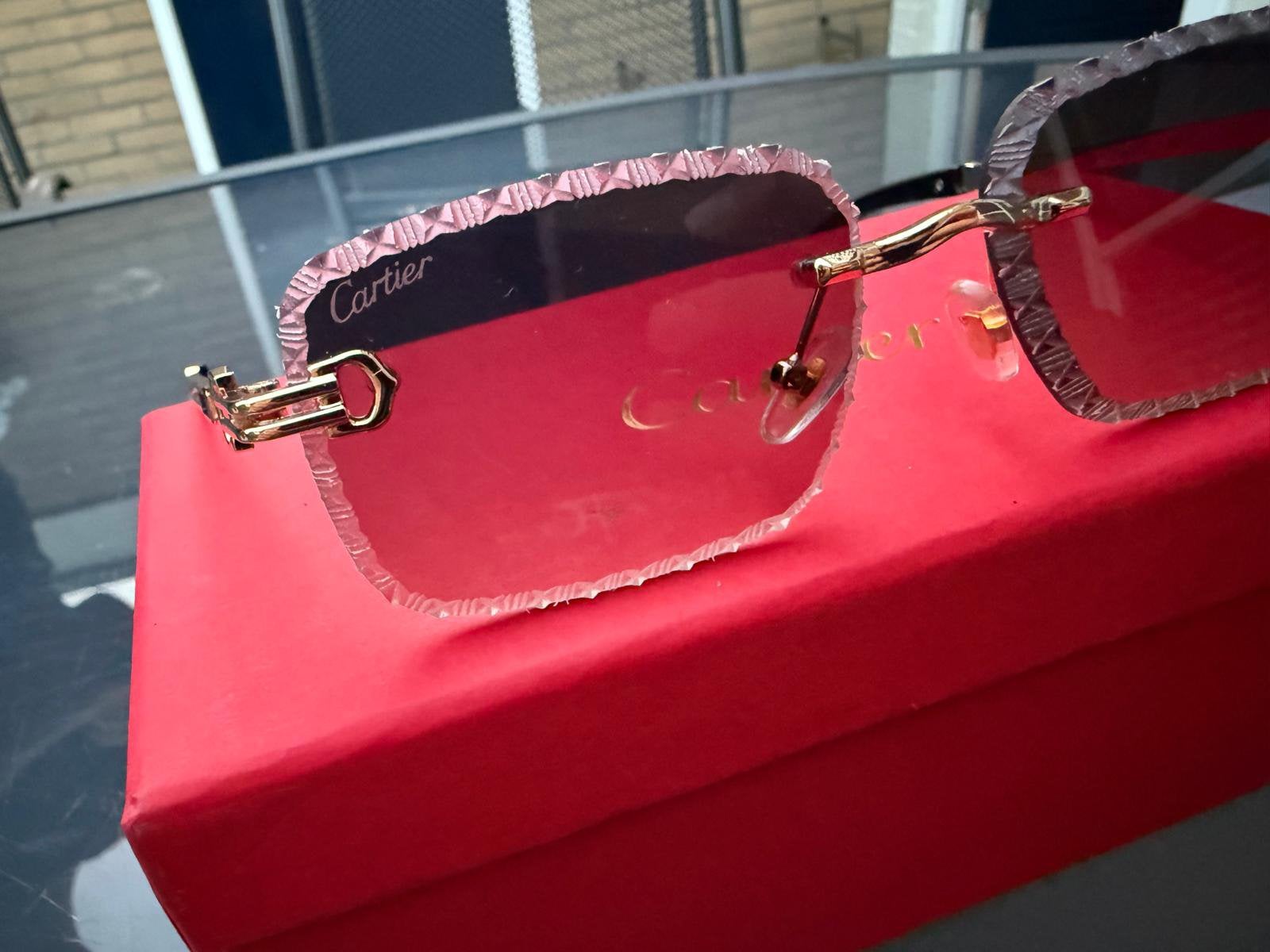 Cartier zonnebril, Sieraden, Tassen en Uiterlijk, Ophalen, Zo goed als nieuw, Zwart, Overige merken