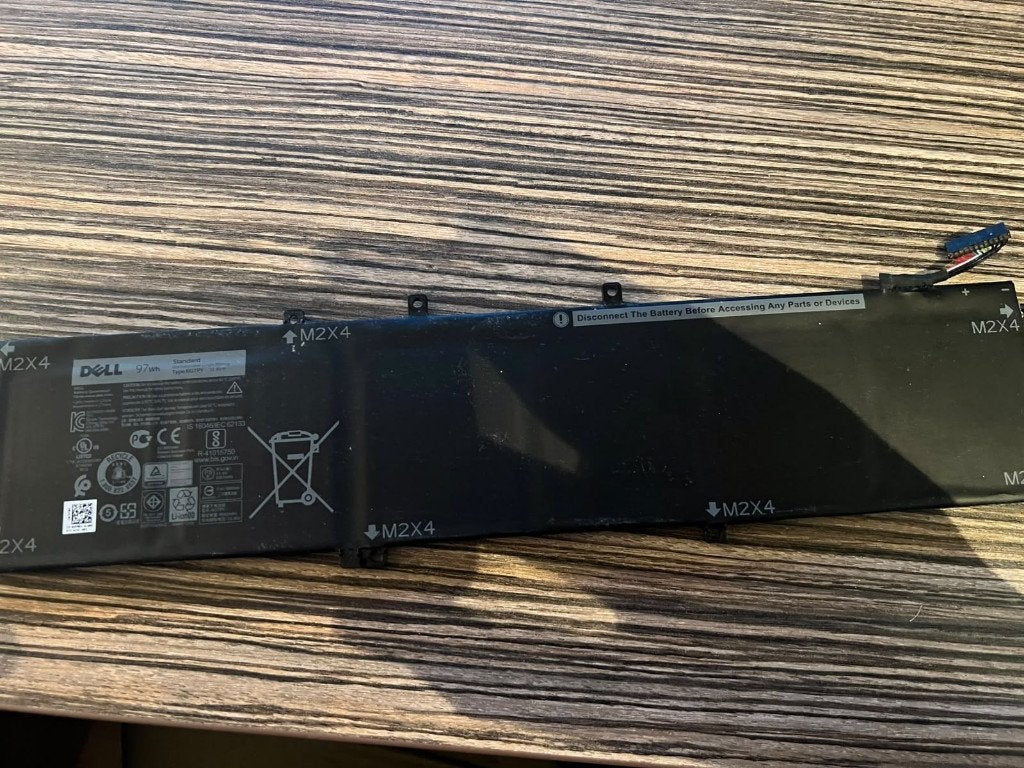 dell xps 15 batterij, Ophalen of Verzenden, Zo goed als nieuw, Dell