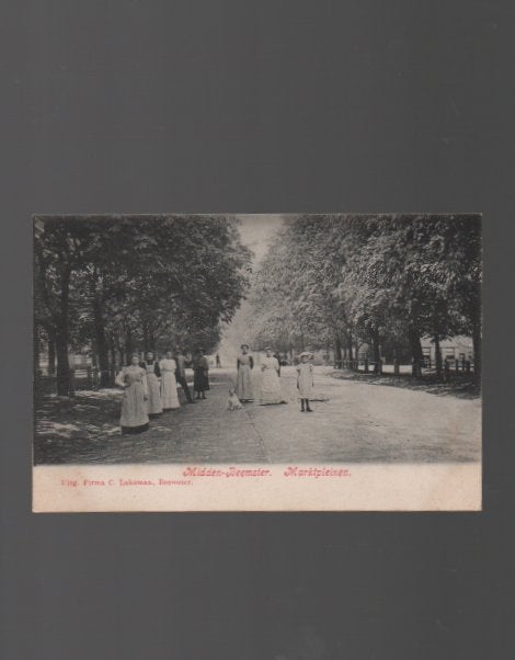 Midden Beemster Marktplein Uitg C Lakeman, Ophalen of Verzenden, Voor 1920