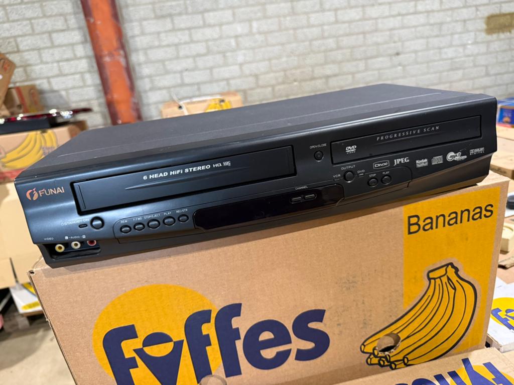Funai D8A A4110DB VHS-/DVD-/CD-speler, Ophalen of Verzenden