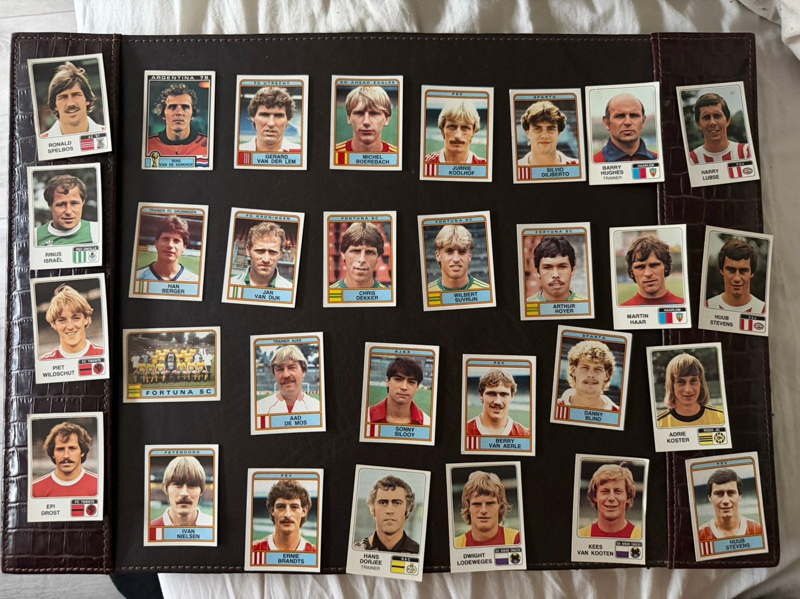 Vintage Cruijff, Van Basten, Zlatan, Ronaldo, Panini futera., Ophalen, Meerdere stickers