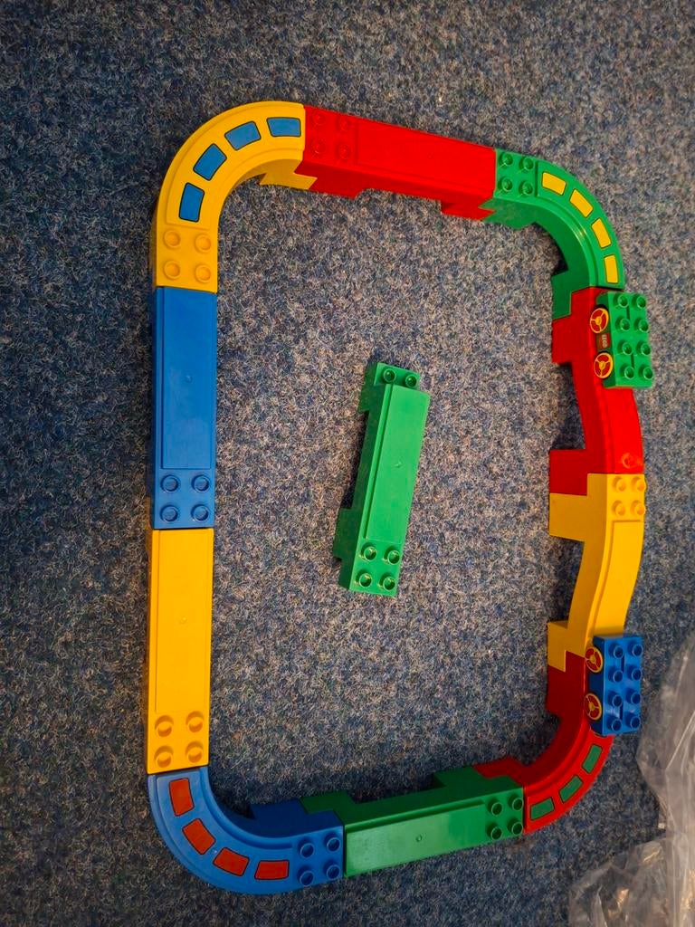 Duplo baan met 2 karretjes, Ophalen of Verzenden, Duplo
