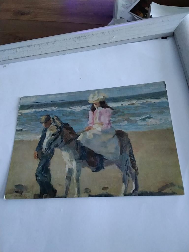 ISAAC. ISRAELS./ MEISJE. RIJDEND OP EEN EZEL. 1978, Ophalen of Verzenden, 1960 tot 1980, Kinderen