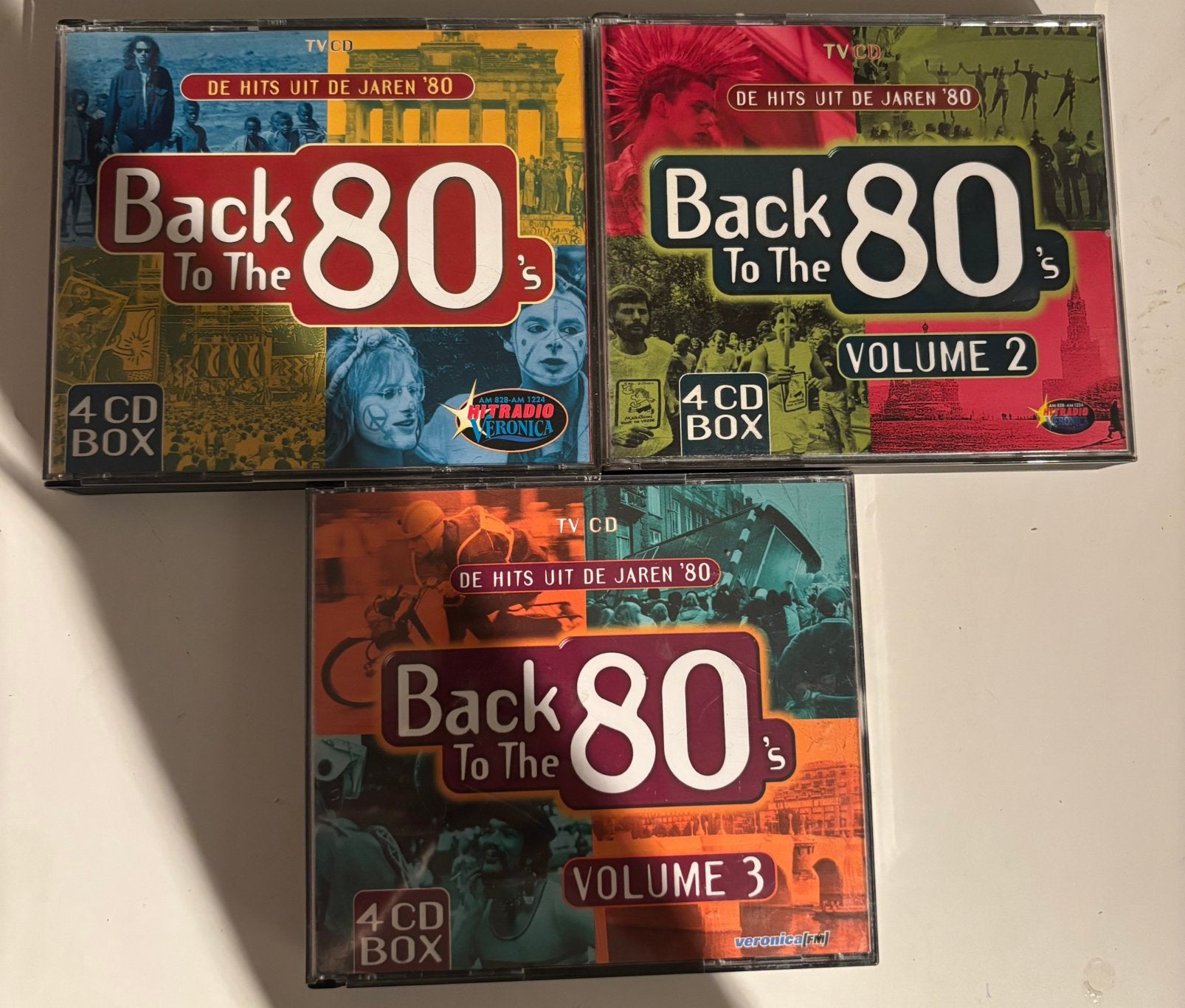 Back To The 80s  Volume (1, 2 & 3) 12 cd's, Cd's en Dvd's, Boxset, Pop, Ophalen of Verzenden, Zo goed als nieuw