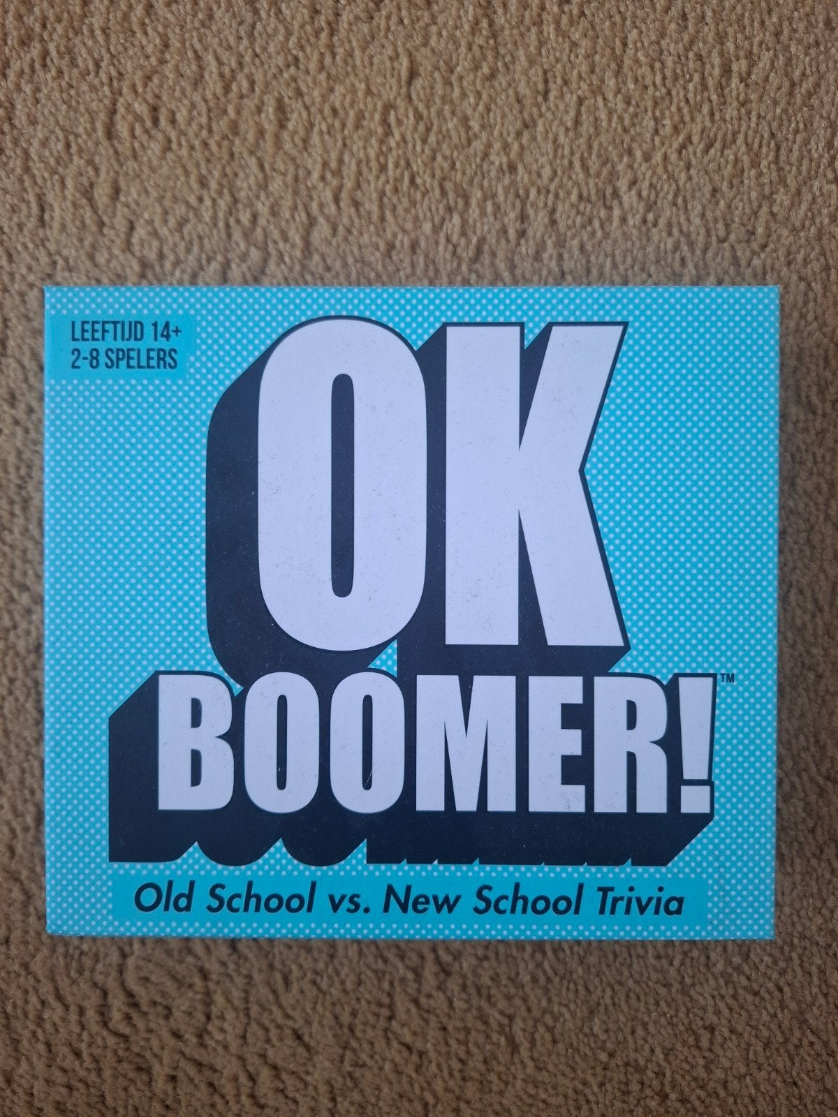 OK Boomer! Old School vs. New School Trivia Gezelschapsspel, Drie of vier spelers, Ophalen of Verzenden, Zo goed als nieuw, Goliath