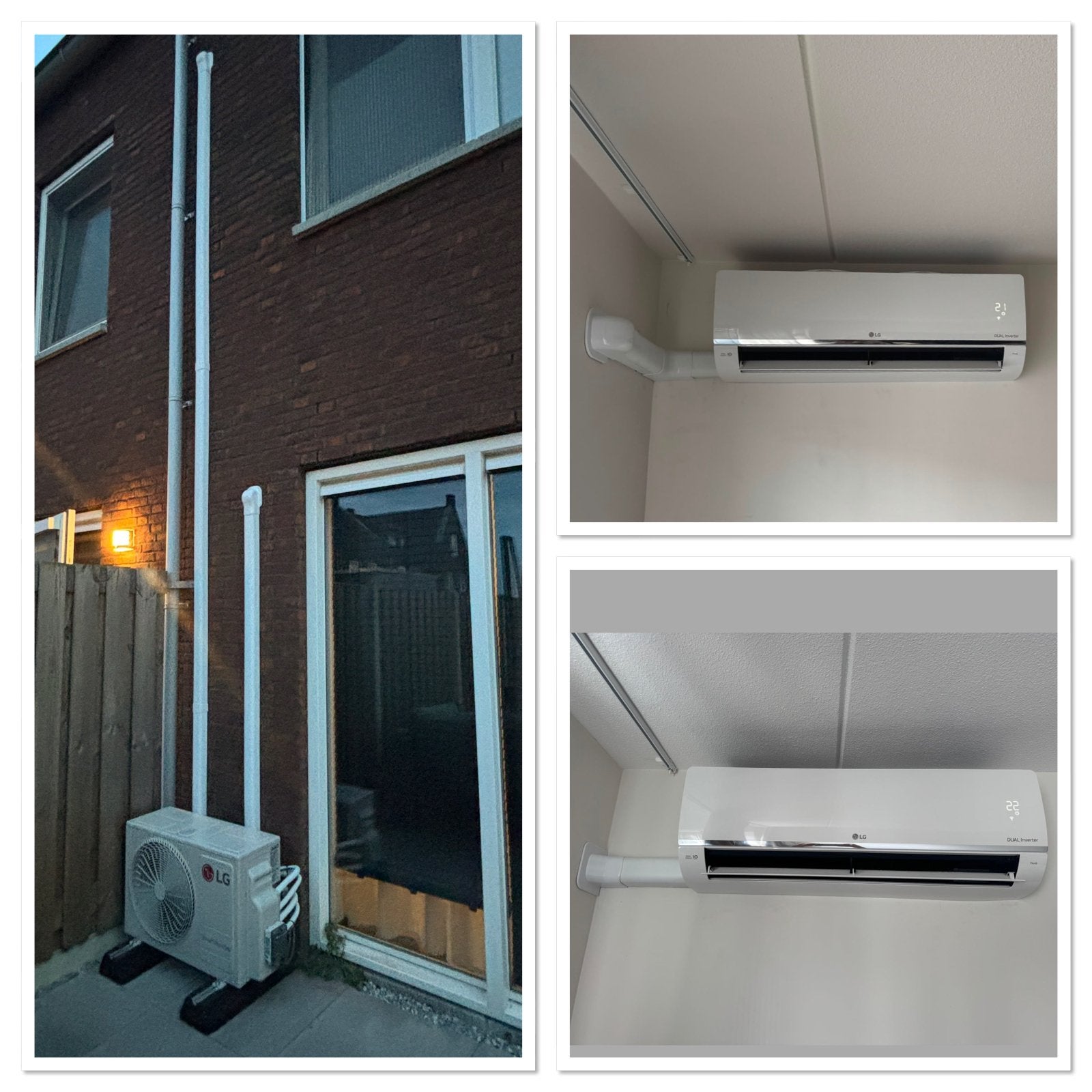 Airco Montage/Onderhoud/Reparatie/In bedrijf stelling, Ophalen, Koelen en Ontvochtigen, Minder dan 60 m³, Timer
