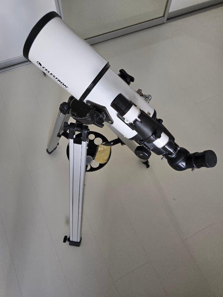 Celestron powerseeker 80AZS telescoop, Audio, Tv en Foto, Optische apparatuur | Telescopen, Ophalen, Zo goed als nieuw, Minder dan 80 mm