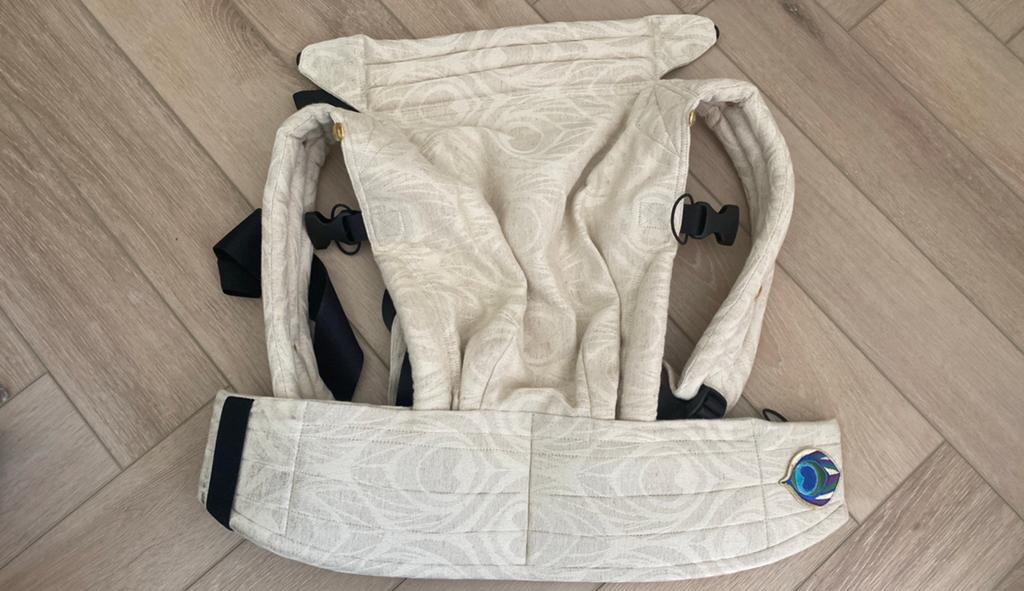 Artipoppe Zeitgeist Argus Oat in linnen, Kinderen en Baby's, Babydragers en Draagdoeken, Overige merken, Buik of Rug, Ophalen of Verzenden