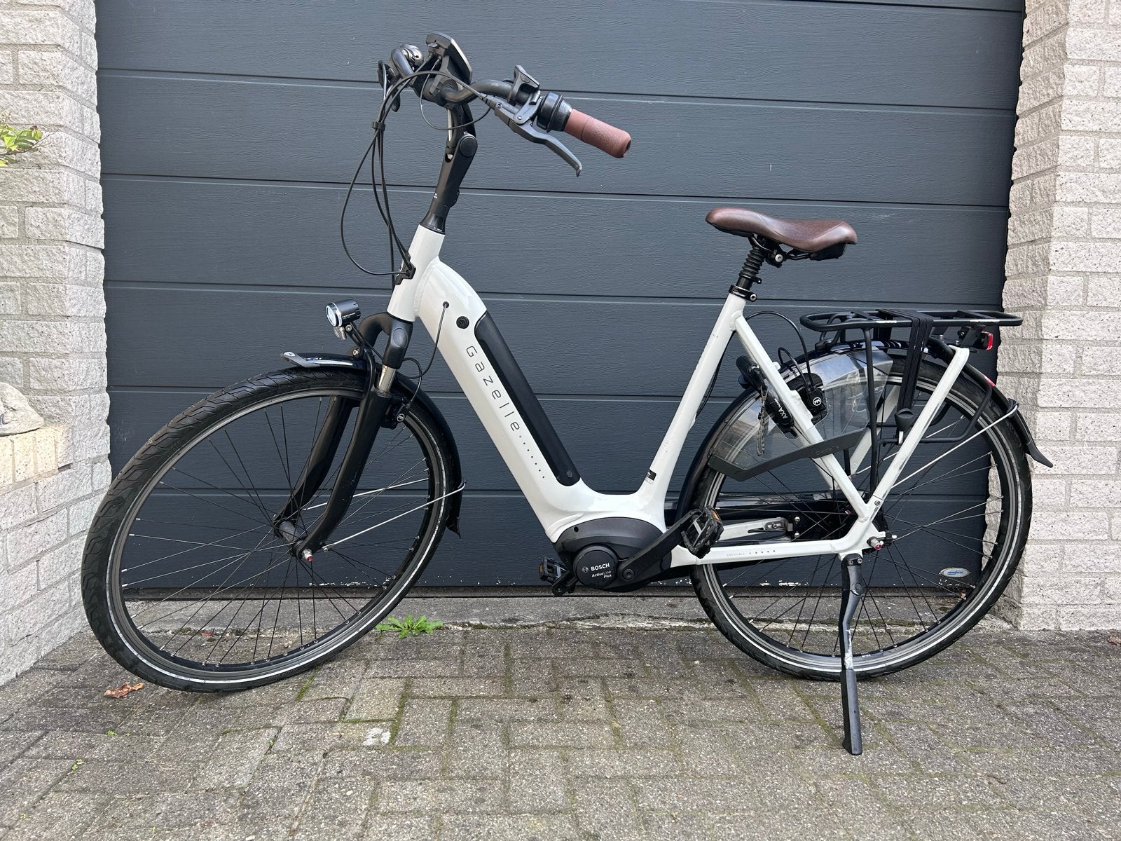 Gazelle Grenoble C7+ elektrische fiets - Bosch Active Line P, Ophalen, Gebruikt, 50 km per accu of meer, 55 tot 59 cm