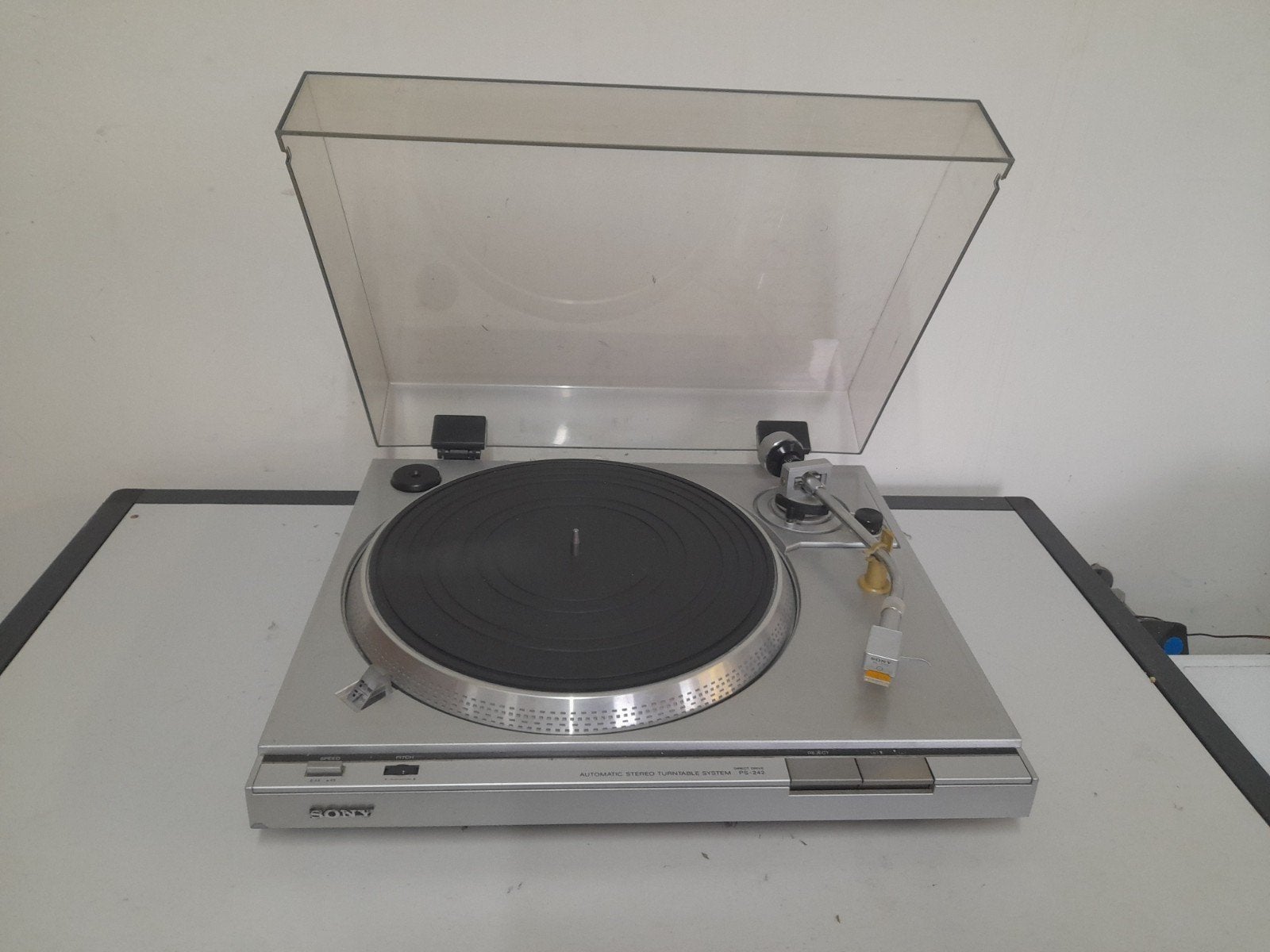 Sony platenspeler PS-242, Ophalen of Verzenden, Platenspeler, Sony, Gebruikt