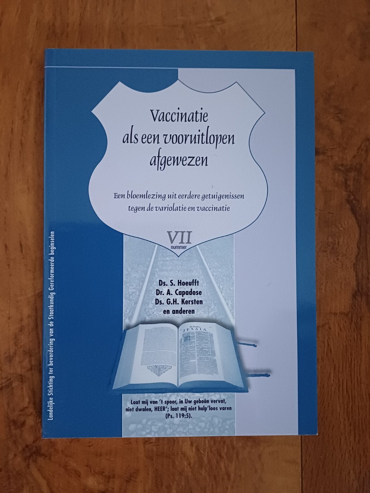 Ds. G. H. Kersten e.a Vaccinatie als vooruitlopen afgewezen, Boeken, Ophalen of Verzenden, Zo goed als nieuw, Diverse auteurs