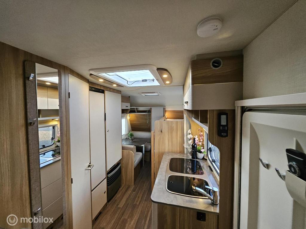 BURSTNER PREMIO PLUS 510TK|HEFBED|STAPELBED|7 PERSOONS|MOVER, Caravans en Kamperen, Caravans, Overige typen, 7 tot 8 meter, Bedrijf