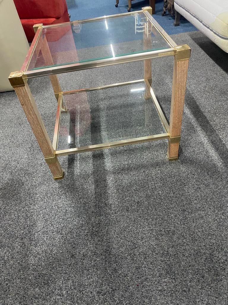 Hollywood Regency  Bijzettafel Set, Ophalen, 50 tot 100 cm, 50 tot 100 cm, Zo goed als nieuw