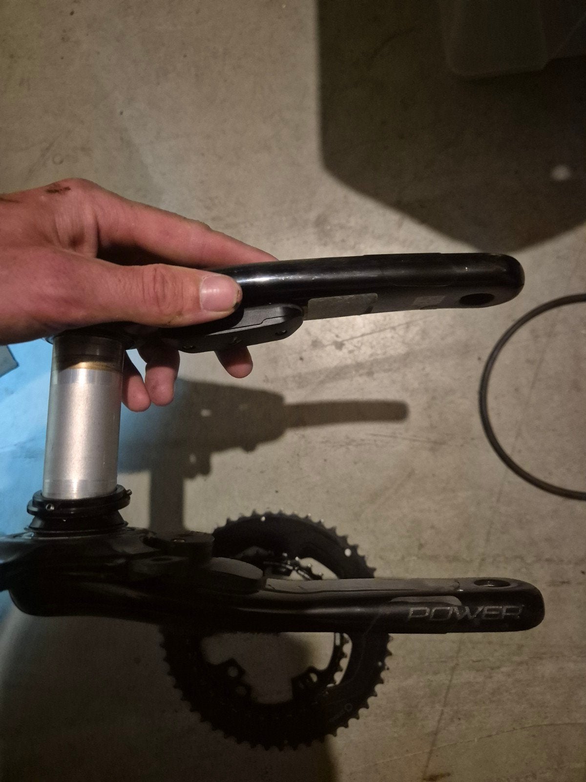S-Works Dubbelzijdige Powermeter met 52/36 Bladen, Crankstel of Pedalen, Gebruikt, Ophalen of Verzenden, S-Works