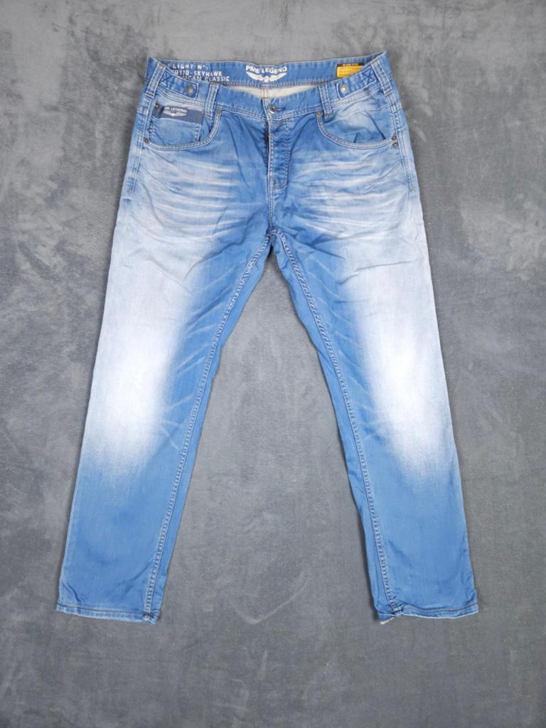 PME Legend Broek Skyhawk W38 L32 Regular Slim Fit Blauw Pall, W36 - W38 (confectie 52/54), ., Zo goed als nieuw, .