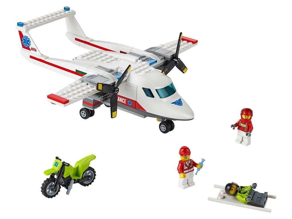 Lego City Ambulancevliegtuig - (60116), Kinderen en Baby's, Speelgoed | Bouwstenen, Zo goed als nieuw, Ophalen of Verzenden