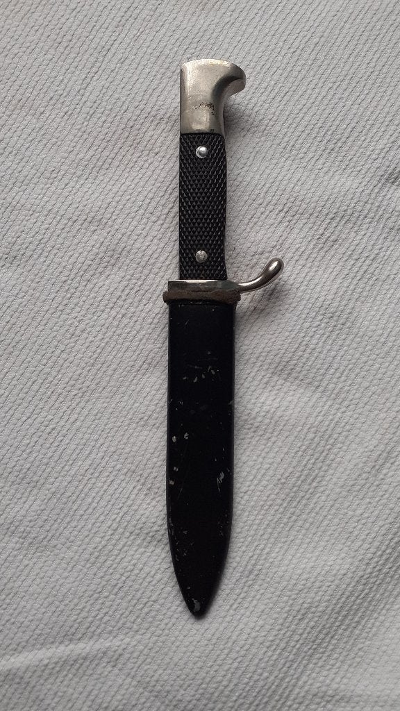 Vintage mes Schneidteufel Duits, Ophalen of Verzenden, Landmacht, Duitsland, Mes of Dolk