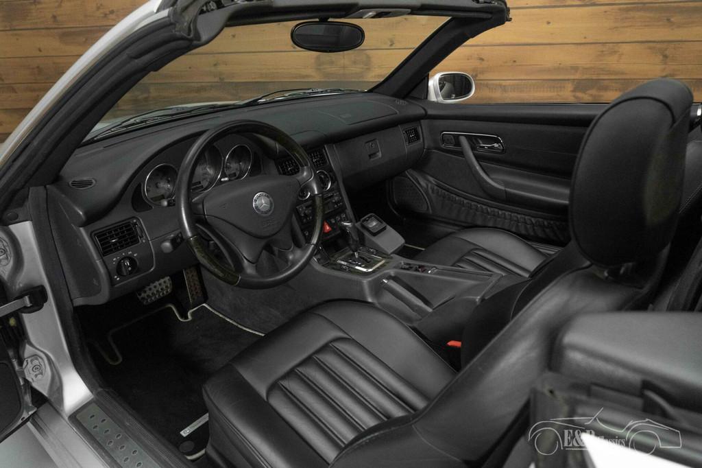 MB SLK200 Final Edition | 23.118 Km | 1 Eigenaar | 2003, Auto's, Oldtimers, Automaat, Achterwielaandrijving, Zwart, Cabriolet