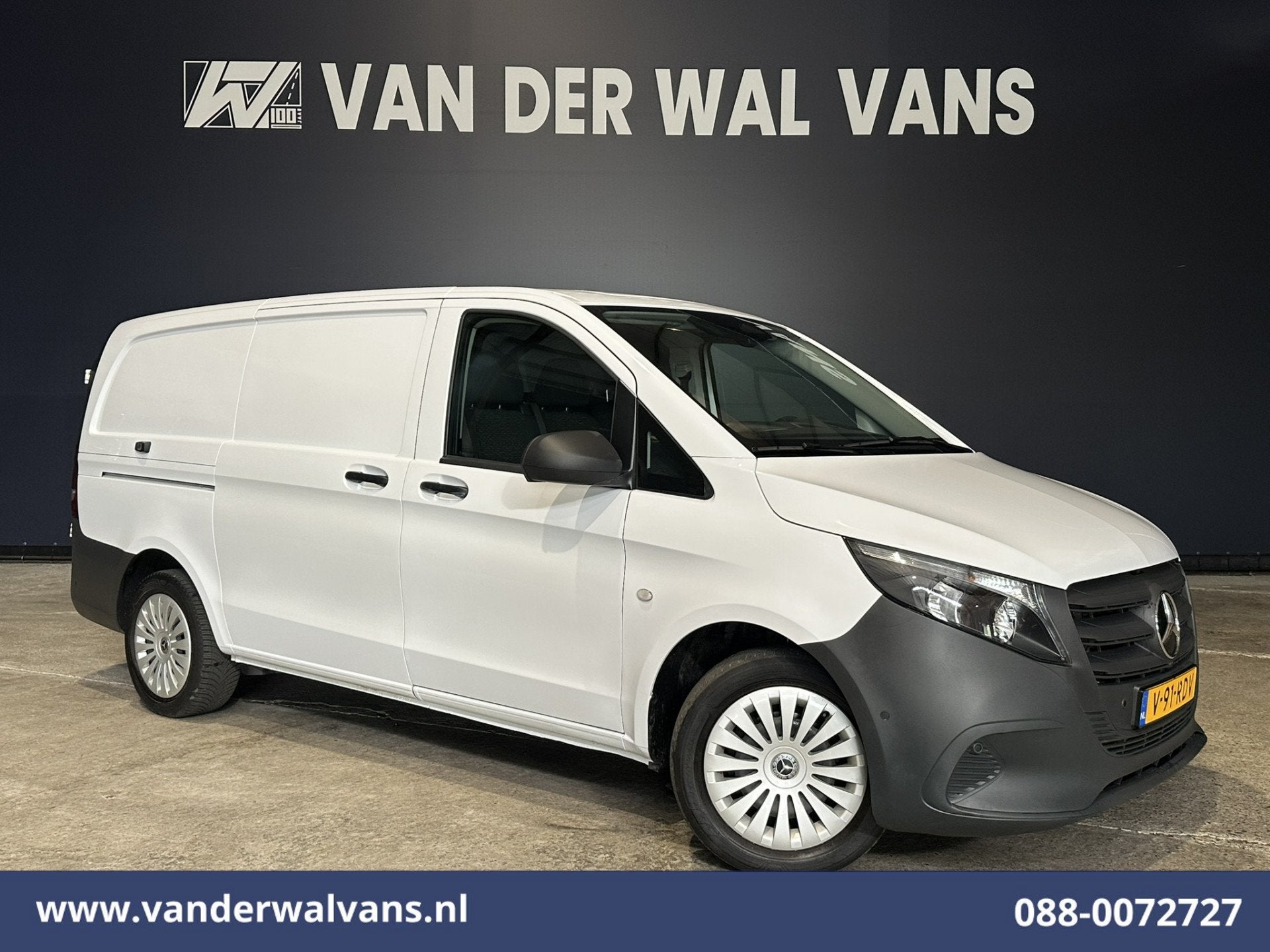 Mercedes-Benz Vito 116 CDI 164pk L2H1 2025 Model Euro6 Airco, Auto's, Dealer onderhouden, Gebruikt, 2000 kg, Mercedes-Benz