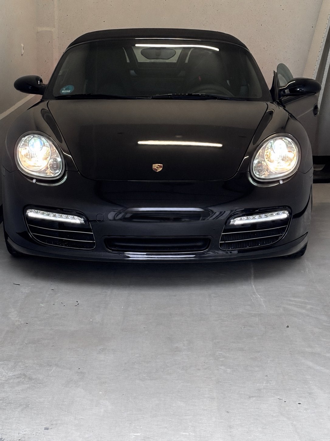 Porsche Boxster 987 DRL LED Mistlampen - Zwarte Rand, Auto diversen, Auto-accessoires, Ophalen of Verzenden