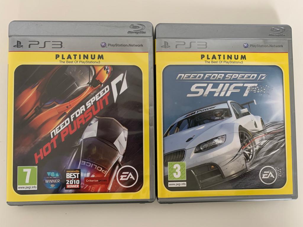 Ps3 Need for Speed Shift & Hot Pursuit, 1 speler, Racen en Vliegen, Ophalen of Verzenden, Zo goed als nieuw