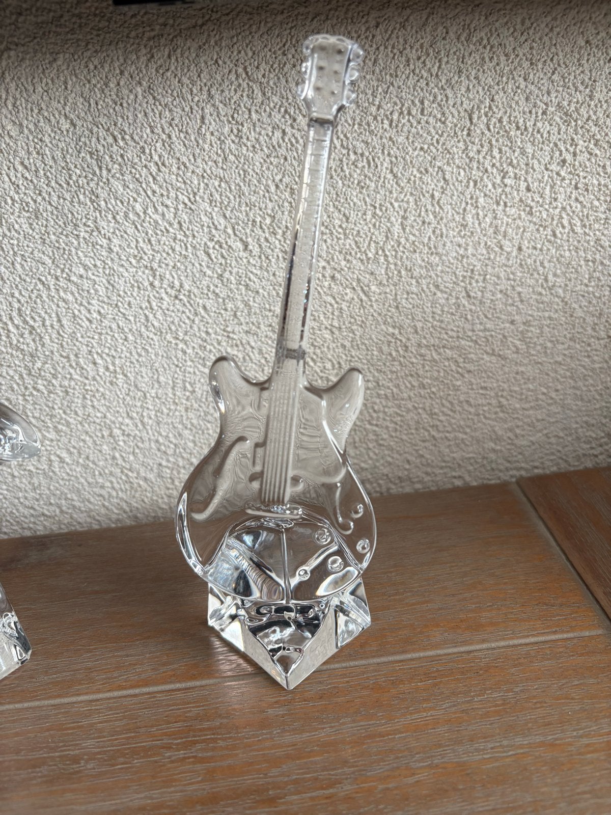 Glazen gitaar en saxofoon decoratie, Ophalen of Verzenden, Zo goed als nieuw