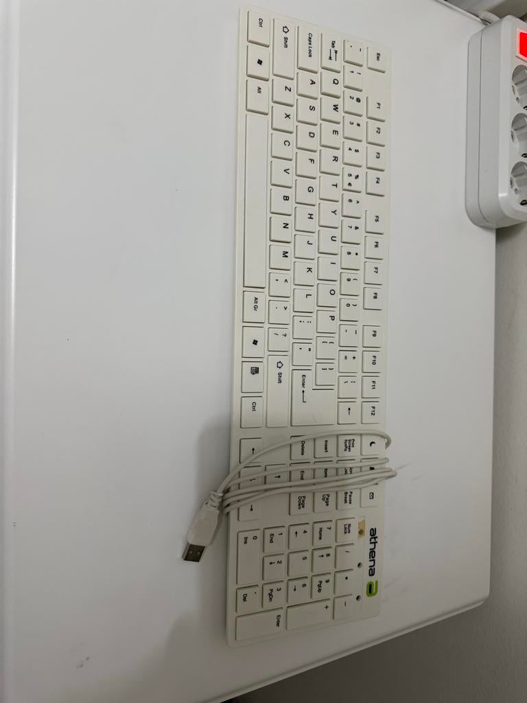 Athena bedraad toetsenbord met numeriek deel, Ophalen of Verzenden, Qwerty, Gebruikt, Bedraad