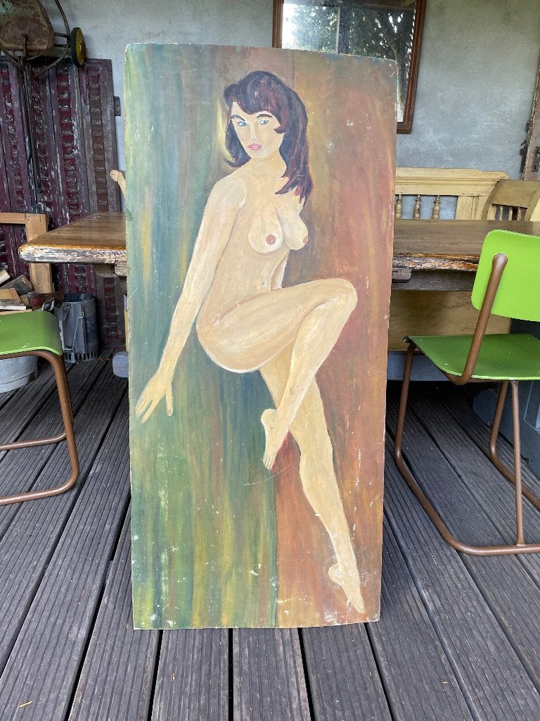 vintage schilderij jaren 70, Ophalen of Verzenden