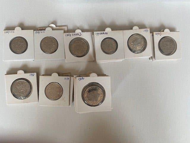 rijksdaalders van 1967 tm 1980, Ophalen of Verzenden, Koningin Juliana, 2½ gulden