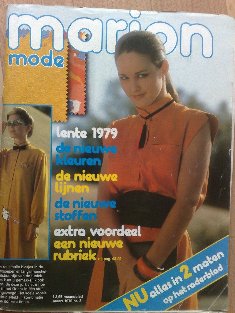 Marion kledingpatronen maart nr. 3 / 1979, Hobby en Vrije tijd, Kledingpatronen, Verzenden, Zo goed als nieuw, Vrouw, Marion