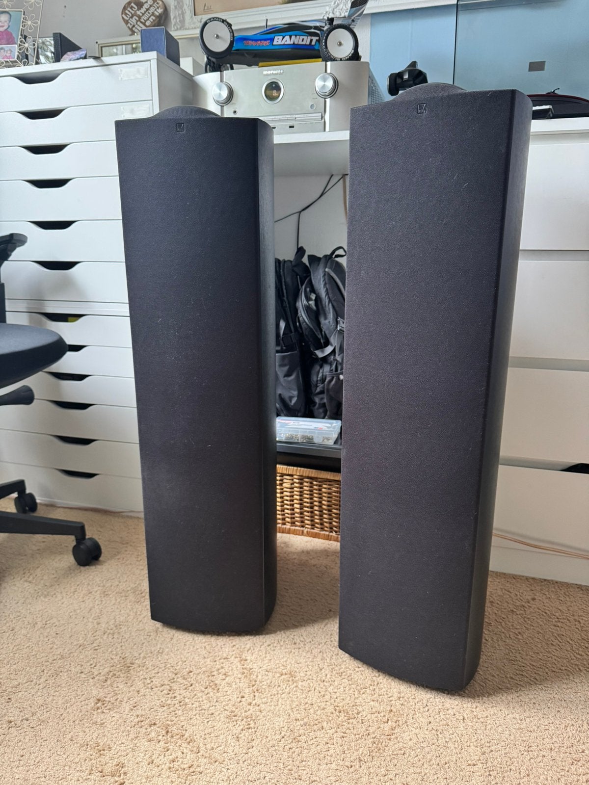 Kef q7 luidsprekers, Ophalen, Zo goed als nieuw, Overige merken