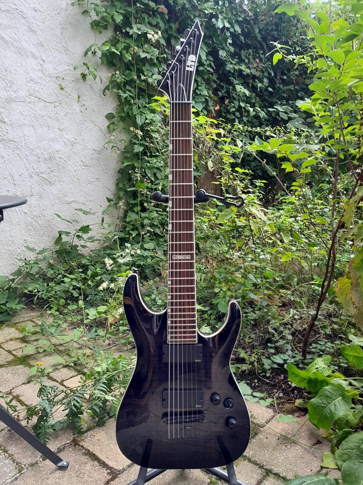 LTD MH-417 7-snarige elektrische gitaar (incl. koffer), Muziek en Instrumenten, Ophalen, Gebruikt, Solid body, Overige merken
