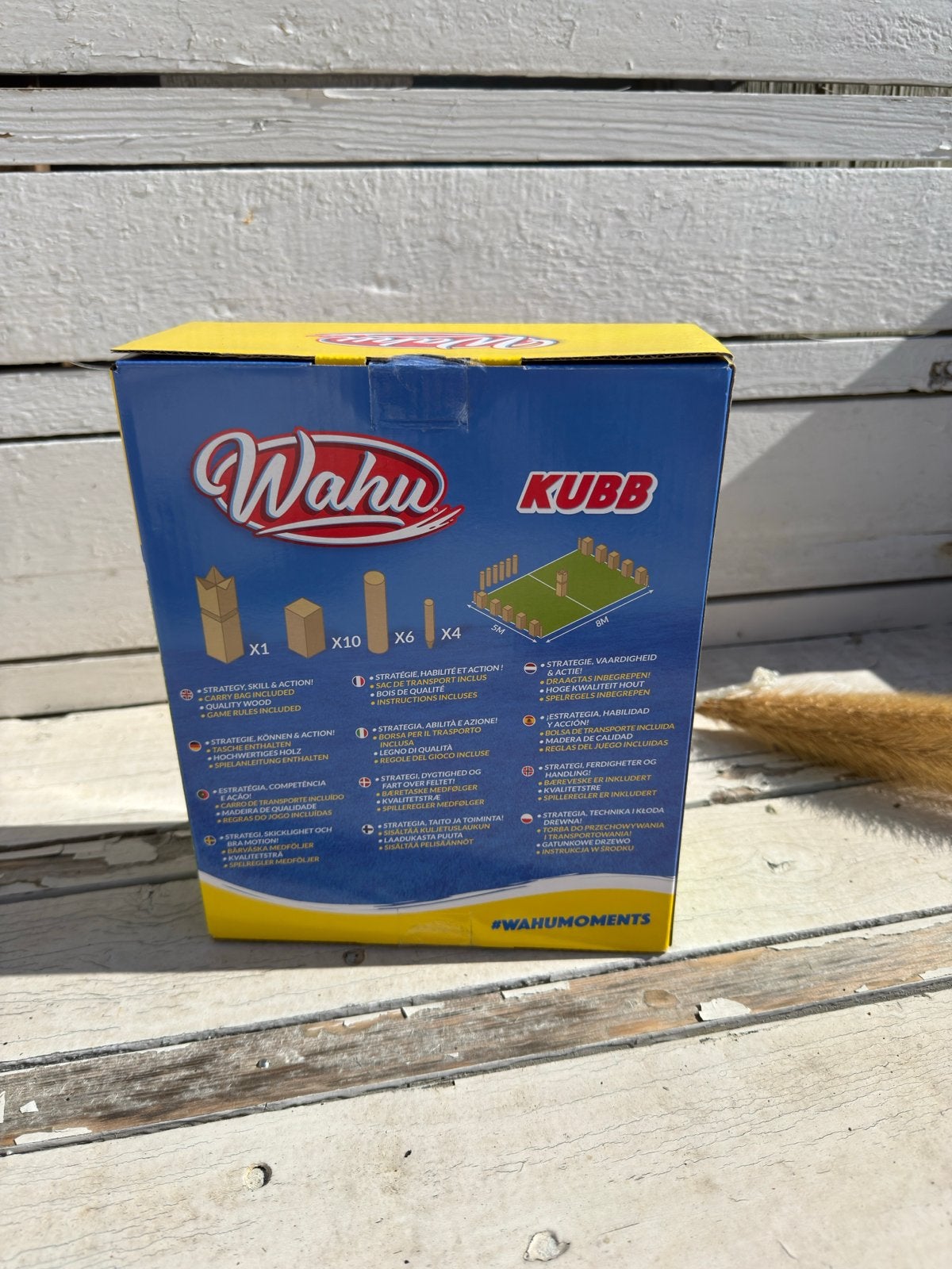 Wahu Kubb: Klassiek Zweeds werpspel voor buiten, Ophalen of Verzenden, Nieuw