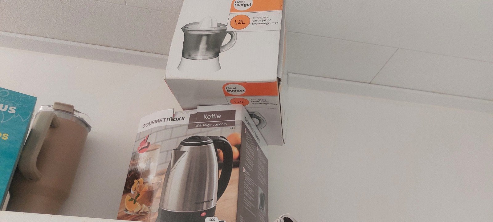 Gourmetmaxx Waterkoker RVS 1.8L, Witgoed en Apparatuur, 1 tot 2 liter, Ophalen of Verzenden, Nieuw, Rvs