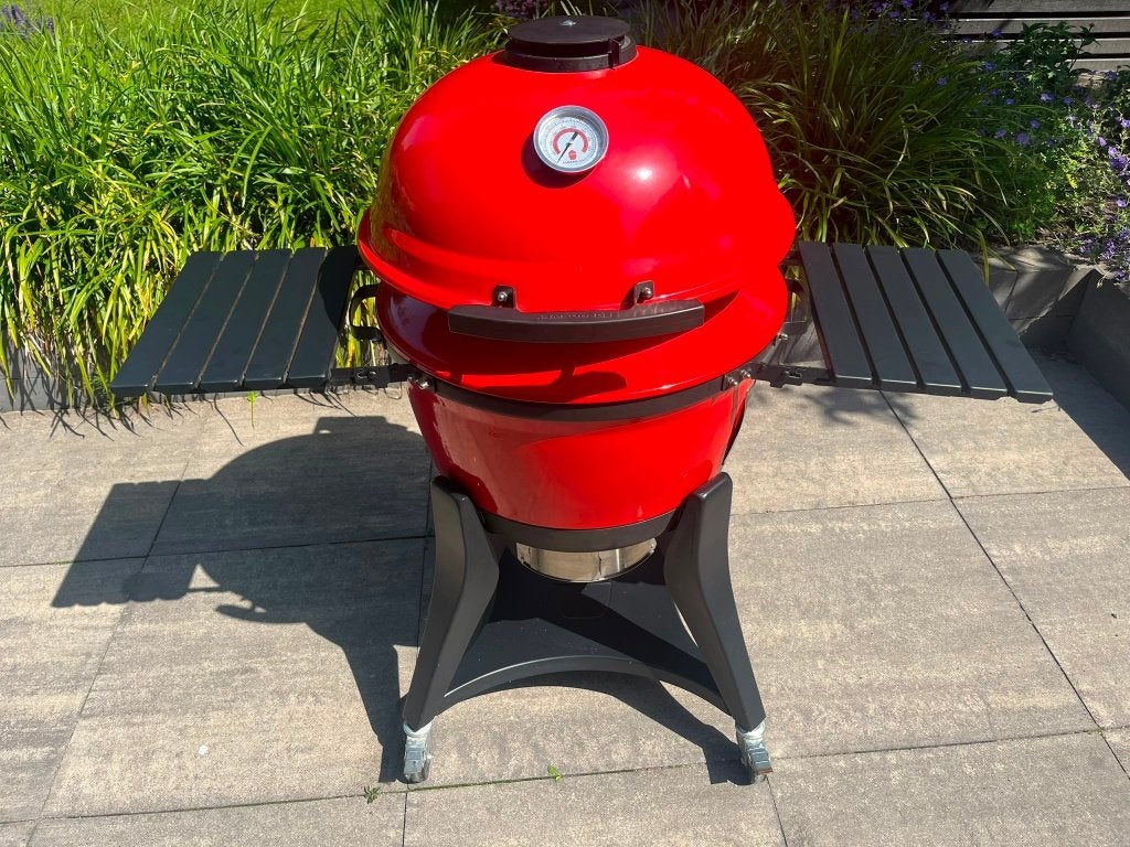 Kamado Joe KettleJoe incl SloRoller & Diffuser. Rooster 56cm, Ophalen, Gebruikt, Kamado Joe, Met accessoires