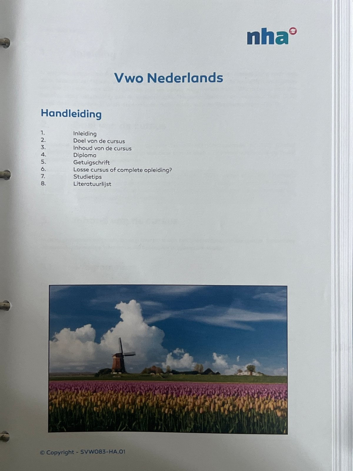 NHA Vwo Nederlands Handleiding - Compleet & Zo goed als nieu, Boeken, Ophalen of Verzenden, Alpha, Zo goed als nieuw, WO