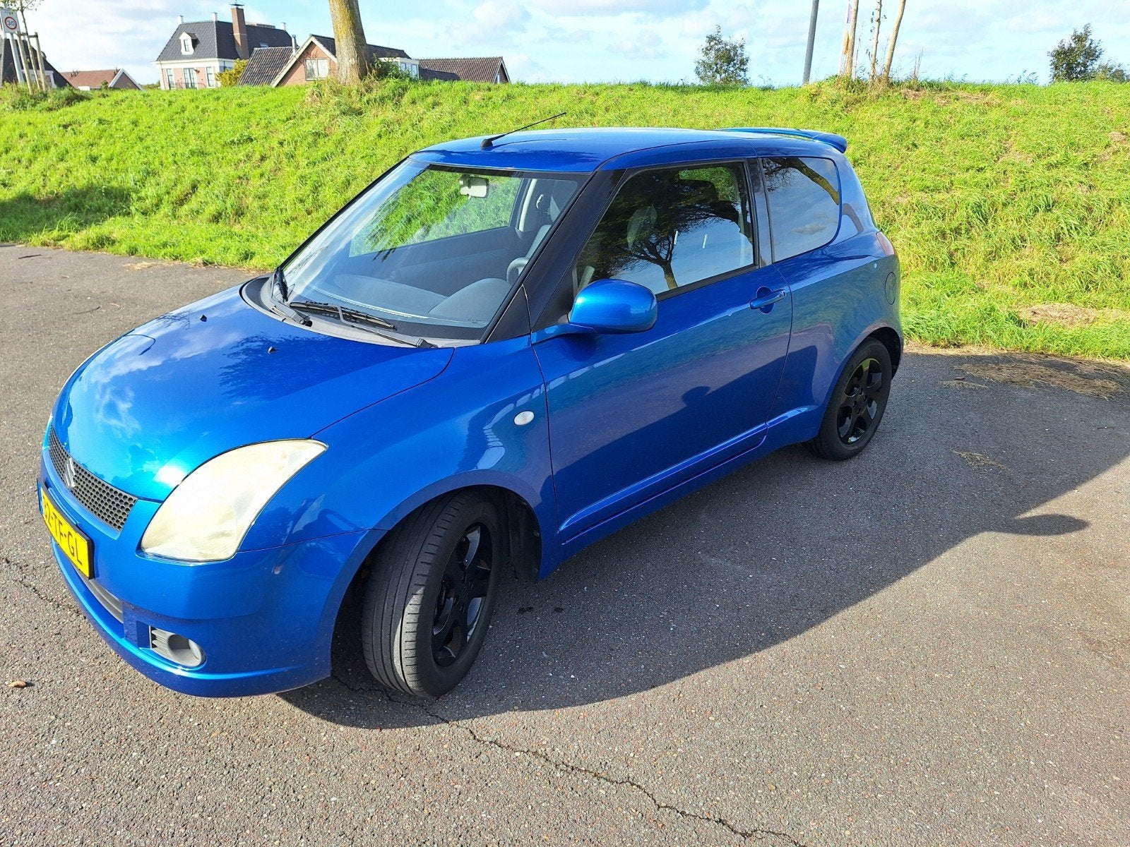 Suzuki Swift 1.5 3D 2006 Blauw, Auto's, Voorwielaandrijving, 15 km/l, 40 €/maand, 4 cilinders