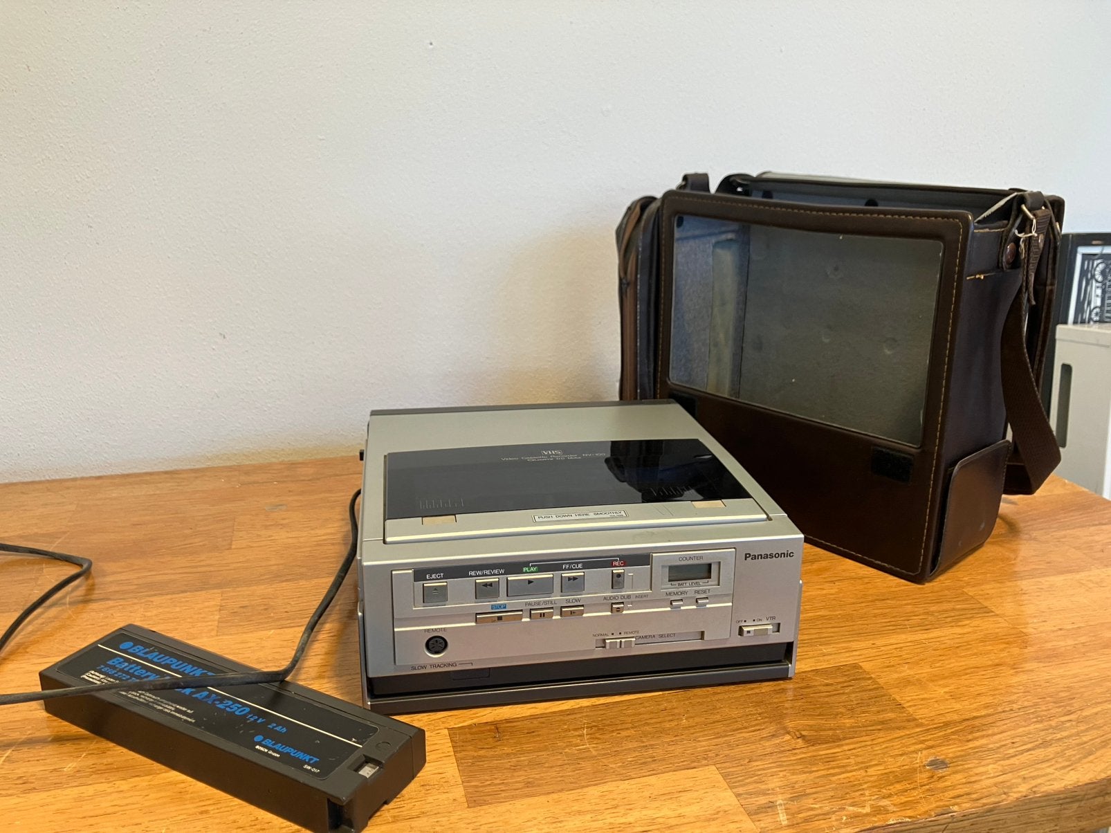 Vintage Panasonic VHS video recorder, Ophalen of Verzenden, Gebruikt