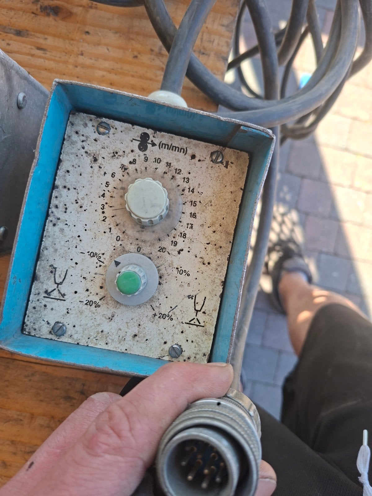 SAF Ampèremeter met 10m kabel, Ophalen of Verzenden, Gebruikt, Overige typen