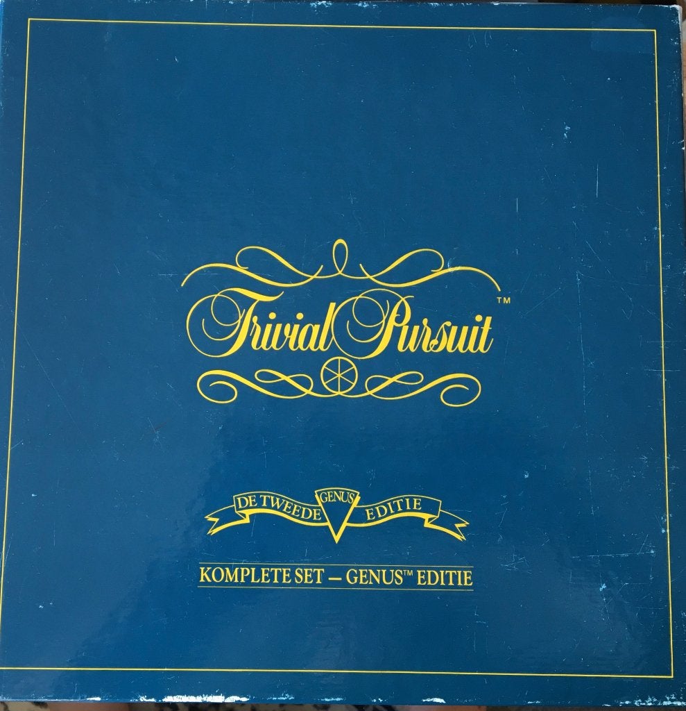 Vintage Trivial Pursuit 2e Genus editie als nieuw, Vijf spelers of meer, Ophalen of Verzenden, Zo goed als nieuw, Parker